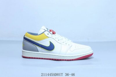 乔丹Air Jordan 1 Low Aj1 乔1低帮复古文化休闲运动篮球鞋 211445Adoit 36-46