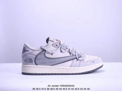 海外爆款限量发售！公司级 Travis Scott X Fragment Design X Jordan Air Jordan 1 Low Og Sp “北面联