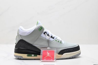 公司级Air Jordan 3 Retro 迈克尔 乔丹Aj3代中帮复古休闲运动文化篮球鞋 市售最高品质 原鞋开发 平台订单专用代工流水线打造 每一个配色均采购