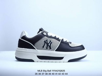 真标Korea韩国SS19限定发售NY美国榄球洋基队限定 x MLB Big Ball Chunky A Running厚底老爹厚底休闲运动慢跑鞋 XM1111