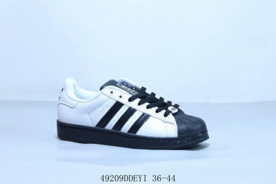 阿迪达斯Adidas三叶草 Originals Superstar 贝壳头系列低帮经典百搭休闲运动板鞋黑白 49209Ddeyi 36-44