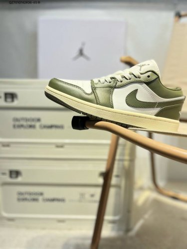 公司级头层皮乔丹Air Jordan 1 Low Aj1低帮系列篮球鞋 官方同步配色 原装级产物 #拒绝公底 立体鞋型 细节完美 高清洁度Dc0774 Qz70