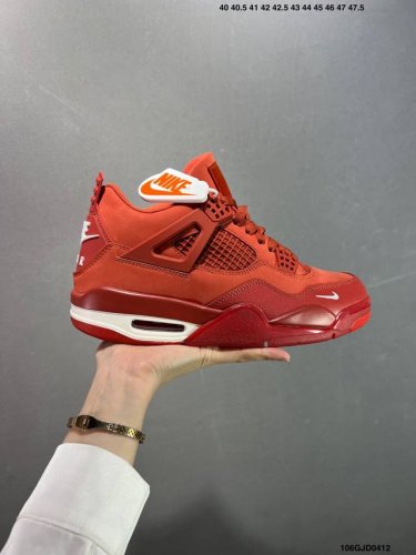 公司级Aj4 Air Jordan 4 Retro ” Infrared “ Aj4乔4 男子文化篮球鞋 大厂出品 主力合作工厂P 全新模具开发 纯正4代正确鞋