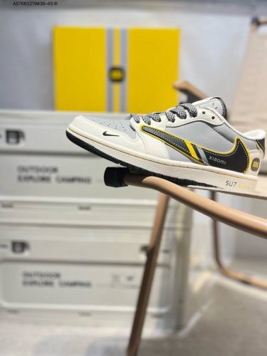 公司级头层皮小米 X 乔丹Air Jordan 1 Low Aj1低帮系列篮球鞋 官方同步配色 原装级产物 #拒绝公底 立体鞋型 细节完美 高清洁度Xx3168