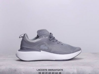 公司级lacoste法国鳄鱼 舒适运动 网布减震防滑耐磨透气 低帮 橡胶发泡休闲跑步鞋 尺码:39-45 xm0805Q474