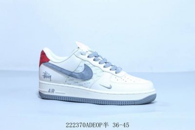 耐克 Nike Air Force 1 Af1耐克 低帮 空军一号休闲板鞋 联名 222370Adeop半 36-45