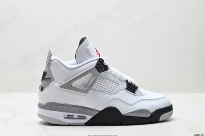 公司级Nike Air Jordan 4 Retro 耐克迈克尔 乔丹Aj4代中帮复古休闲运动文化篮球鞋 原厂材料Tpu超Q弹网格材质 缜密拉帮及中底钢印细节