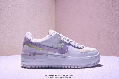 真标耐克Nike Wmns Air Force 1 Shadow全新少女系解构主义设计 马卡龙空军一号轻量增高低帮百搭板鞋 为经典设计注入玩味元素 分层结构、加
