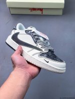 公司级头层！耐克Nike Air Jordan 1 Low Aj1乔1 低帮潮流缓运动休闲板鞋。Aj1 低帮拼接 完美版型真头层牛皮# 内置缓震气垫 原鞋开模