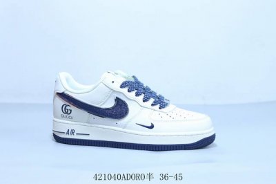 耐克 Nike Air Force 1 Af1耐克 低帮 空军一号休闲板鞋 古驰 货号 Qy6818-6104 40Adoro半 36-45
