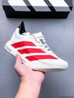 公司级！Adidas Adizero Adios pro 4马拉松飞线贾卡轻质透气休闲运动跑步鞋 采用双层透气网纱 Flywire动态飞线绑缚鞋面材质 内置Zo