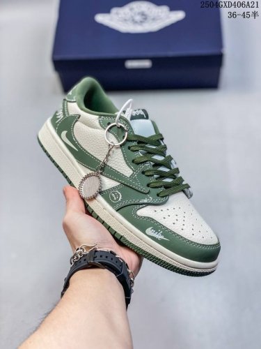 海外爆款限量发售！Travis Scott X Fragment Design X Jordan Air Jordan 1 Low Og Sp “斯图西联名 油