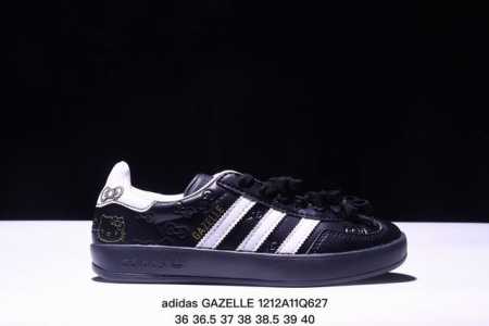 阿迪达斯hello Kitty 凯蒂猫 X Adidas Originals Gazelle Indoor “White Red Core Black”舒适百搭 - 点击图像关闭