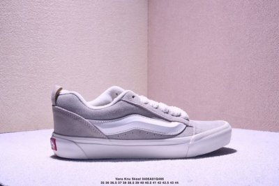 新款出货！小红书爆款！ Vans Knu Skool 百搭休闲防滑减震低帮 板鞋男女同款Vans 尺码：35-45 含半码 Xm0406Q466