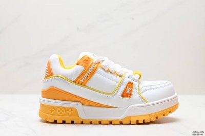 公司级全新lv路易威登louis Vuitton Trainer Sneaker Low休闲运动文化百搭板鞋 尺码:36-46 Id:Jsd474-Gzj