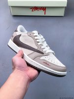 公司级头层 耐克Nike Air Jordan 1 Low Aj1乔1 低帮潮流缓运动休闲板鞋 Aj1 低帮拼接 完美版型真头层牛皮# 内置缓震气垫 原鞋开模