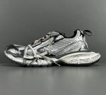 渠道优势 价格下调 品质不变 ！ X版：巴黎世家 银灰 Balenciaga 巴黎世家3Xl 网 布 系带 做旧 低帮户外概念鞋，货号：734734 W3Xl5