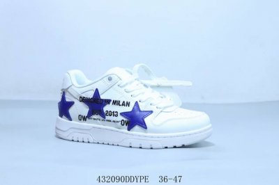 off-White Out Of Office 低帮时尚板鞋 黑白熊猫 杨幂同款 原厂原档案开发，原盒原标，原厂头层皮料，官方原版设计，做工细节全方位对比原鞋