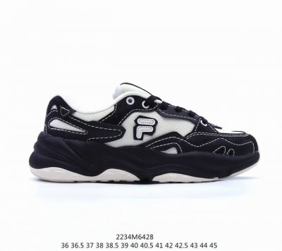 Fila Fusion 意大利百年经典运动品牌，网红单品 小红书推荐爆款 Fila斐乐火星鞋新款复p古百搭运动鞋斐乐潮牌文化篮球鞋 街头风运动鞋老爹鞋厚底跑步鞋