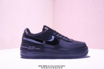 真标耐克Nike Wmns Air Force 1 Shadow全新少女系解构主义设计 马卡龙空军一号轻量增高低帮百搭板鞋 为经典设计注入玩味元素 分层结构、加