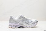 公司级Asics Gel-Kayano 14 公司级版本 银灰绿 亚瑟士运动休闲透气专业跑鞋 采用工程弹性双层再生针织密度鞋面材质 后跟3D可视GEL缓震乳胶物