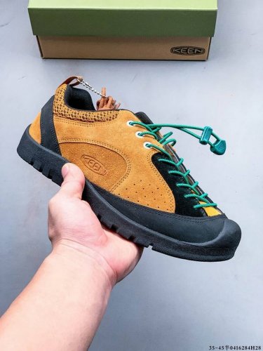 美国人气户外品牌-科恩Keen Jasper Rocks Sp贾斯珀都市系列复古低帮系带户外风露营徒步登山运动训练鞋 原楦型开发纸版#采用固色翻毛皮鞋面材质#内