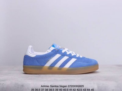 真标带半码 Adidas Samba Vegan 阿迪达斯三叶草厚底低帮休闲鞋 桑巴限定 牛皮材质 尺码见图 Xm0720Q925