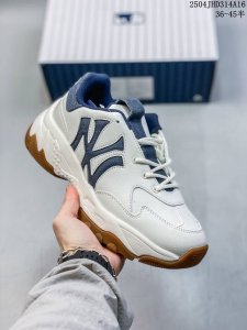 公司级Korea韩国限定发售Ny美国榄球洋基队限定 X Mlb Big Ball Chunky Mesh 厚底老爹系列低帮网织轻量休闲运动慢跑鞋“网眼象牙白黑N