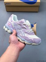 Asics 亚瑟士Gel-Nyc 2055透气网眼鞋面配合部分合成革材质 采用全新Ahar+橡胶材质 更加耐磨 0423Wl33