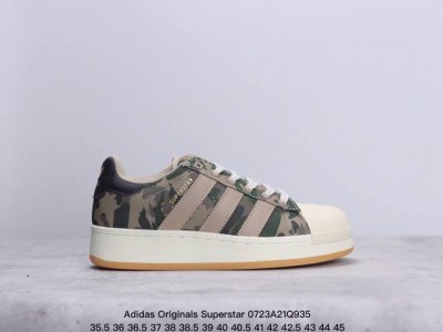 阿迪达斯 三叶草adidas Originals Superstar Xlg 贝壳头系列低帮厚底松糕经典百搭休闲运动板鞋多“ 尺码：36-45半 Xm0723Q