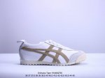 Onitsuka Tiger Mexico 66 阿斯克斯 鬼冢虎 低帮 男女同款 减震支撑低邦运动休闲鞋 这款鞋由皮革制成，具有鞋跟交叉加固设计，可提供更高的