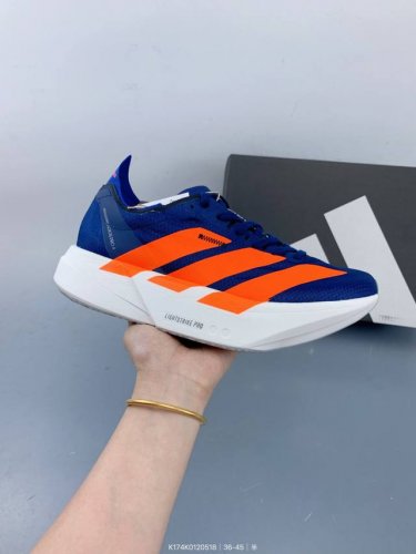 公司级 阿迪达斯 Adidas Adizero Adios pro 4 波士顿 舒适防滑耐磨 低帮 休闲跑步鞋 男女同款厚度增高老爹鞋 Adidas推出了Adi