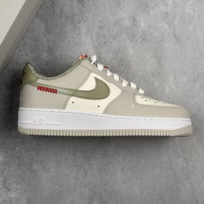 本地 核心私 Nike Air Force 1 Low 07 Year Of The Snake 蛇年白浅绿 低帮休闲运动板鞋 原楦头原纸板 打造纯正低帮空军版