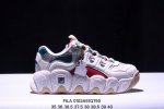 高圆圆同款 Fila 斐乐可颂面包鞋老爹鞋 这双传说中的可颂面包鞋，其灵感就是来自意式可颂面包造型，一双由设计师手工匠心捏造，生动形象模拟了酥皮纹路，跟可颂放在