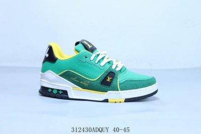 180 lv路易威登Louis Vuitton Trainer Sneaker Low休闲运动文化百搭篮球鞋 312430Adquy 40-45