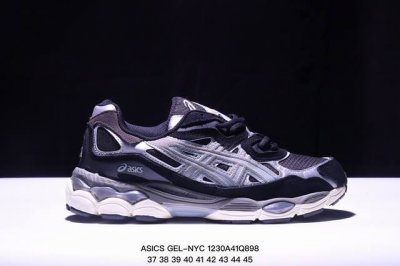 公司级asics 亚瑟士gel-Nyc 2055透气网眼鞋面配合部分合成革材质 采用全新ahar+橡胶材质 更加耐磨 货号: 1A789-103 尺码:37-4