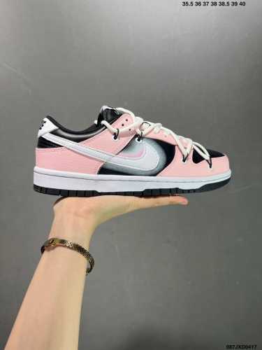 Nike Sb Dunk Low 蒸汽木偶 烟熏玫瑰 解构抽绳鞋带 纯原大厂出品 极力推荐 原装头层材料 独家版型蒸餾加工 帶來的是更好的视觉和脚感体验 大厂纯