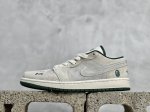 Air Jordan 1 Low Aj1 乔1 Bape联名-全猪八绿灰 高端定制 低帮复古篮球鞋 Dm9188-009 #定制鞋盒 大厂纯原品质出货 超高清洁
