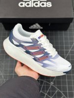 阿迪达斯adidas Adizero Aruku 全新跑鞋快跑系列低帮轻量厚底透气休闲运动慢跑鞋 浮现网络，以永动机为灵感的前卫造型，以及时下流行的厚底设定黑、