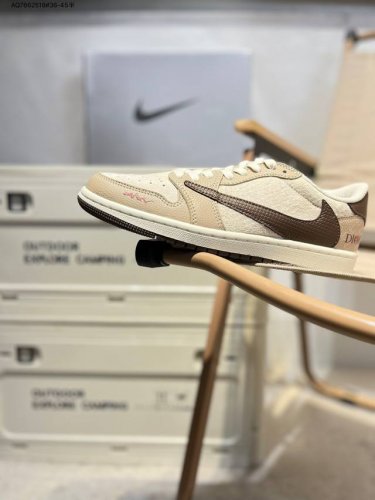 公司级头层皮乔丹Air Jordan 1 Low Aj1低帮系列篮球鞋 官方同步配色 原装级产物 #拒绝公底 立体鞋型 细节完美 高清洁度Dm7866 Aq76