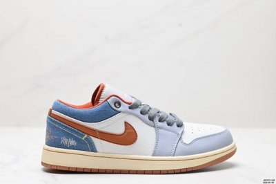 真标耐克nike Air Jordan 1 Low Aj1乔丹一代中帮经典复古文化休闲运动篮球鞋 货号:553558 301 尺码:36-46 id:Jdf47