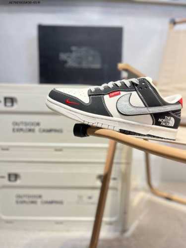 Nike Sb Dunk Low“北面联名” 周年高端定制 低帮休闲板鞋 定制鞋盒 超高清洁度 皮料切割干净无任何毛边 细节完美Cs1688 Ae7661605