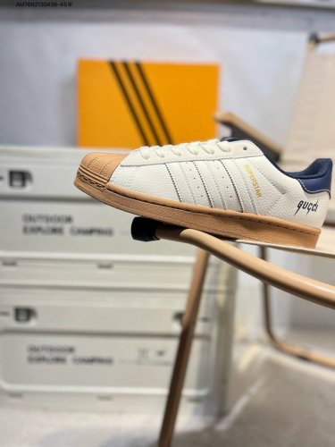 古驰 X Adidas Originals Superstar Al经典配色 经典贝壳头官网同步 实拍首发渠道正品订单 诠释市场最高工艺水平区别市面普通真标版本