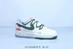 耐克 Nike Air Force 1 Af1耐克 低帮 空军一号休闲板鞋 绑带 货号 Dm6868-070 421 Adeop半 36-45