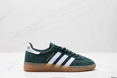 公司级Adidas Handball Spezial 官方正确版本 阿迪达斯经典款 复古休闲板鞋 全鞋采用反毛皮制作 牛筋耐磨大底 承载青春情怀的板鞋 经典三条