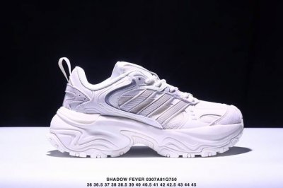 230 【新品公司级】阿迪达斯 Adidas Shadow Fever 复古减震橡胶外底跑鞋 厚底增高老爹鞋，尽显简约格调，上脚舒适更兼具防滑耐磨之特性。其秉持
