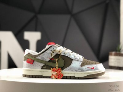 290 公司级带半码Nike Sb Dunk Low 斯图西联名 周年高端定制 低帮休闲板鞋 定制鞋盒 大厂纯原品质出货 超高清洁度 皮料切割干净无任何毛边 细