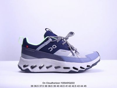 On昂跑 Cloudhorizon 舒适轻盈耐磨低帮徒步鞋男女款黑灰色 Xm1125Q222
