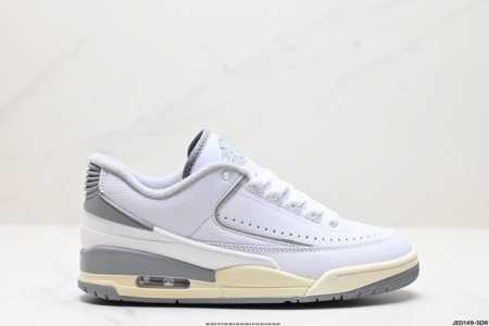 公司级jordan 2 3潮流 轻便 低帮 复古篮球鞋 货号:Fd0383-101 这款低帮 Air Jordan 2 3 采用混合优质材料制成，并带有橙色对比 - 点击图像关闭