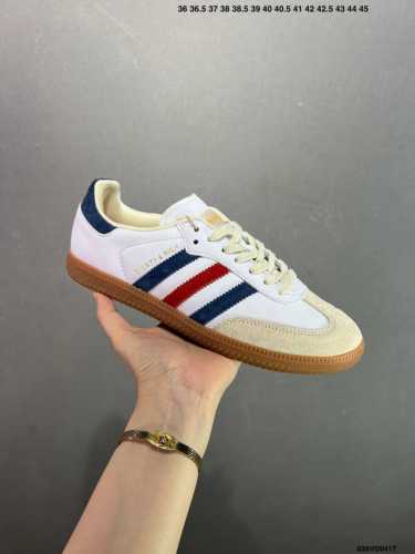 特价Sporty & Rich X Adidas Originals Samba Og Dro Summer Games pack 阿迪达斯 低帮 联名白红蓝